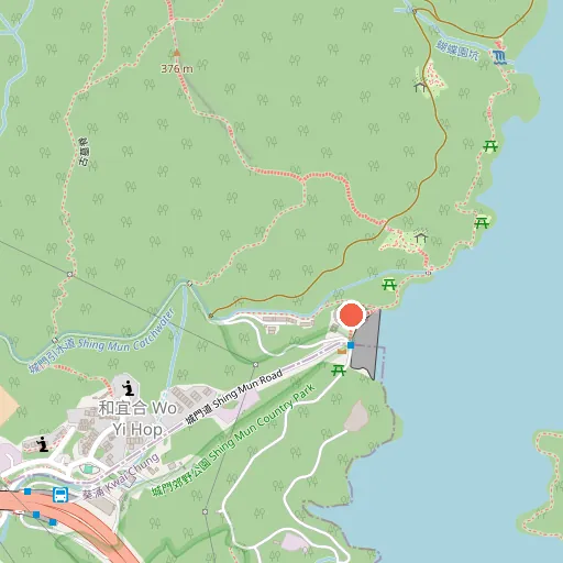 城門公園遊客中心位置地圖