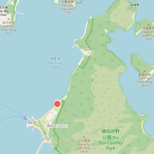 橋咀郊野公園位置地圖