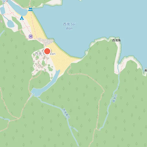 大浪西灣位置地圖