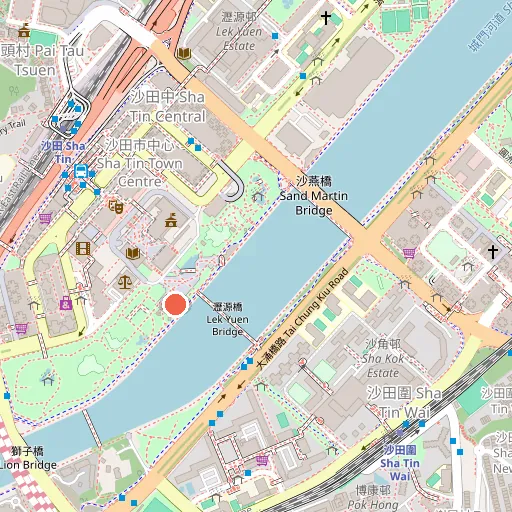 Sha Tin Park位置地圖