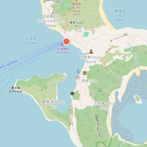 Kat O Chau Public Pier 吉澳洲公眾碼頭