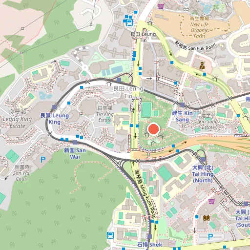青田遊樂場位置地圖