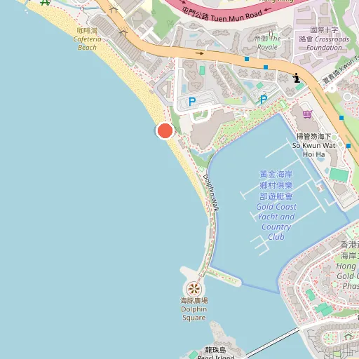 屯門黃金海岸 Gold Coast位置地圖