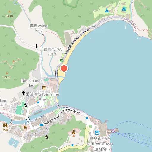 銀礦灣海灘位置地圖