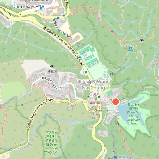 黃泥涌水塘公園位置地圖