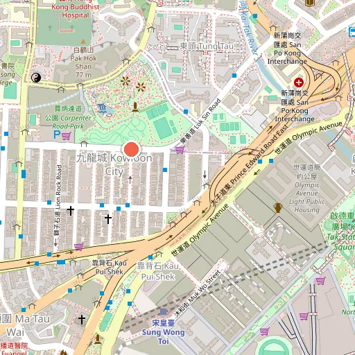 賈炳達道公園位置地圖