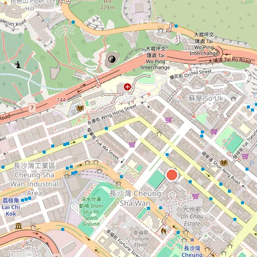 元州邨停車場上層公園