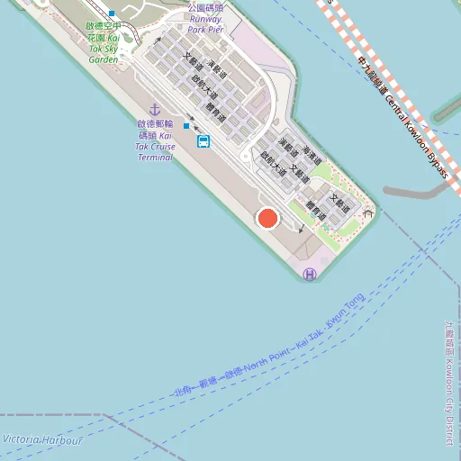 Kai Tak Rooftop Garden位置地圖