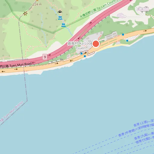 青山公路青龍頭段停車場