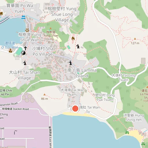 南丫島大灣肚沙灘