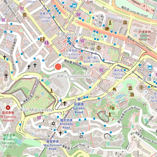 都爹利街石階及煤氣燈