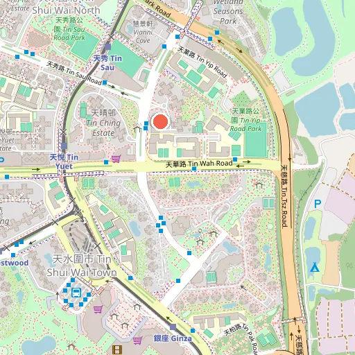 天晴茶座位置地圖