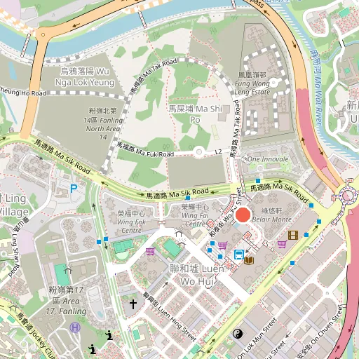 千藝舞蹈學院-粉嶺位置地圖