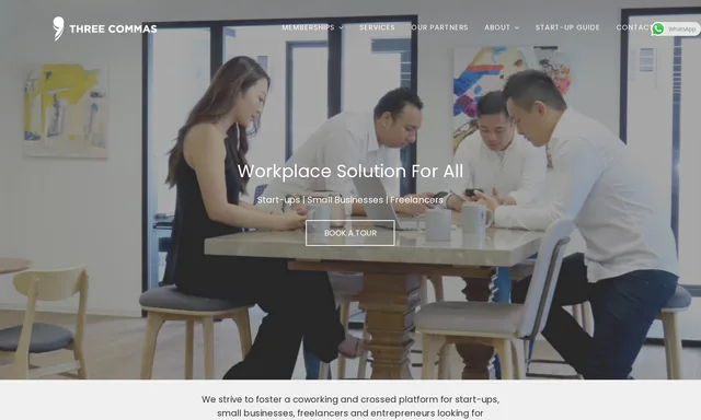 Three Commas - Coworking & Business Centre