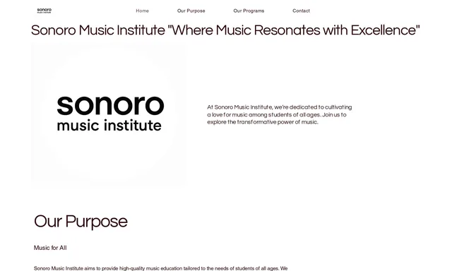Sonoro Music Institute