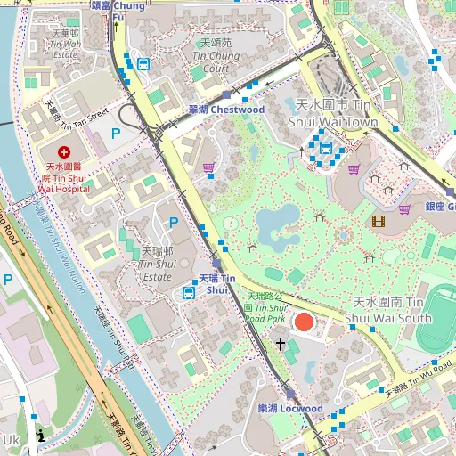 天水圍健康中心位置地圖