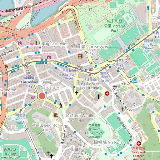 Aderans HK位置地圖