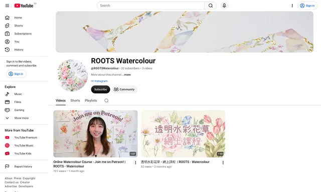 ROOTS - Watercolour